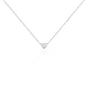 Collier Natacha Argent Blanc Oxyde De Zirconium