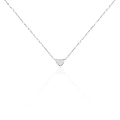 Collier Natacha Argent Blanc Oxyde De Zirconium