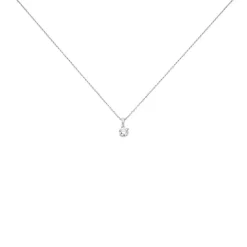 Collier Natalia Platine Blanc Diamant