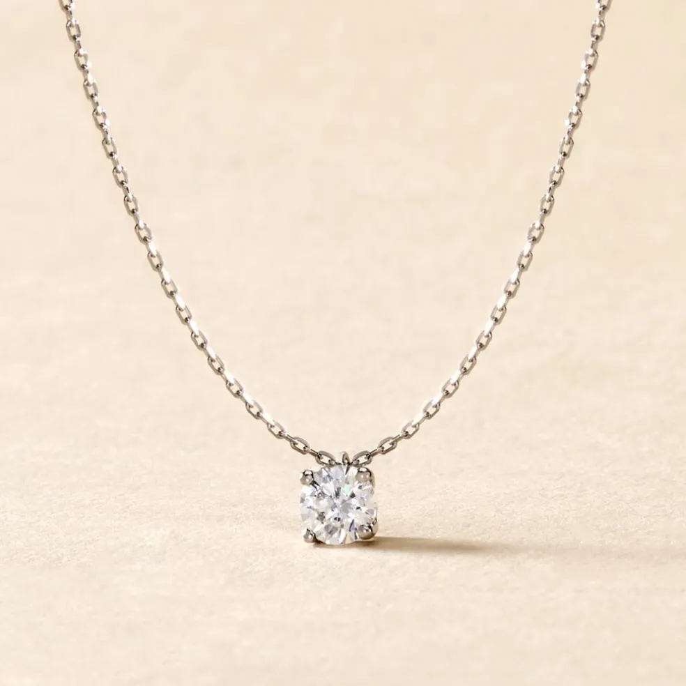 Collier Nazha Or Blanc Oxyde De Zirconium