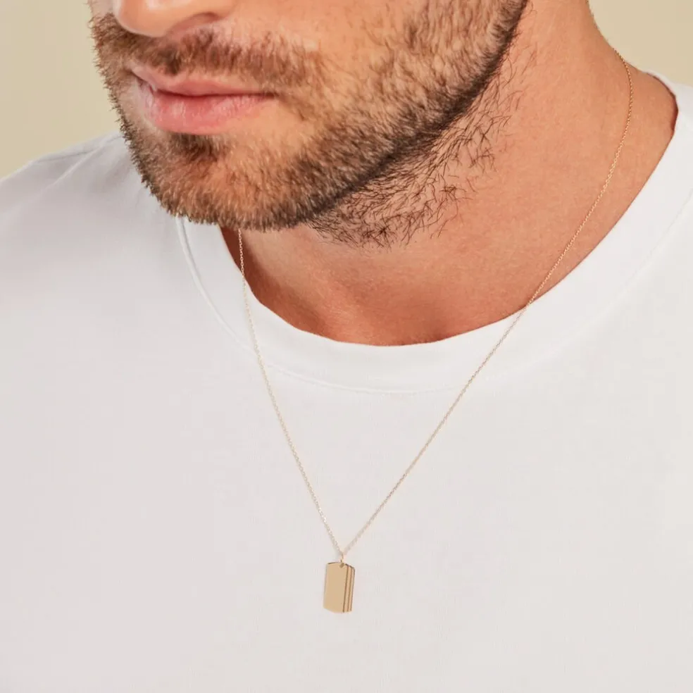 Collier Neal Or Jaune