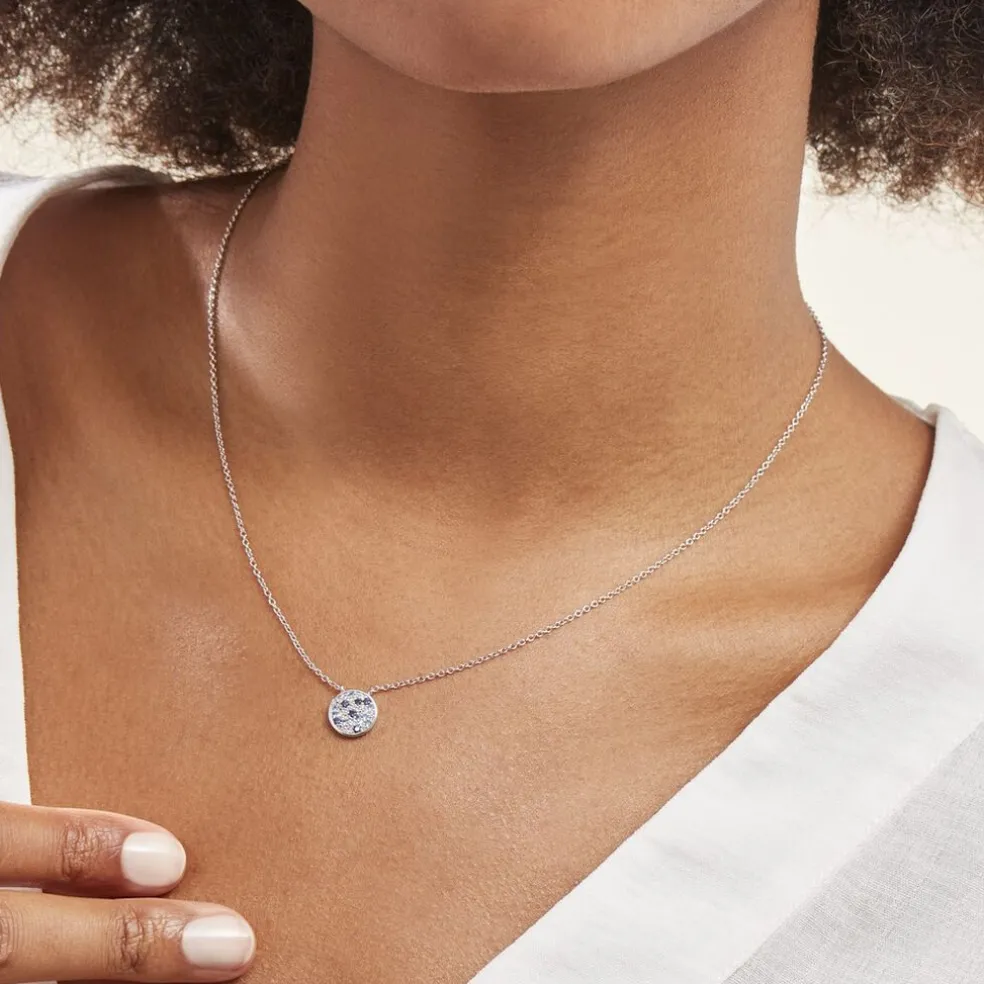 Collier Nelig Argent Oxyde De Zirconium