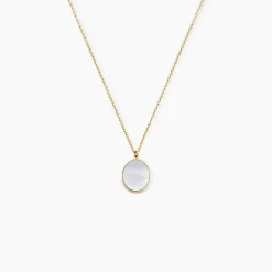 Collier Nerio Or Jaune Nacre