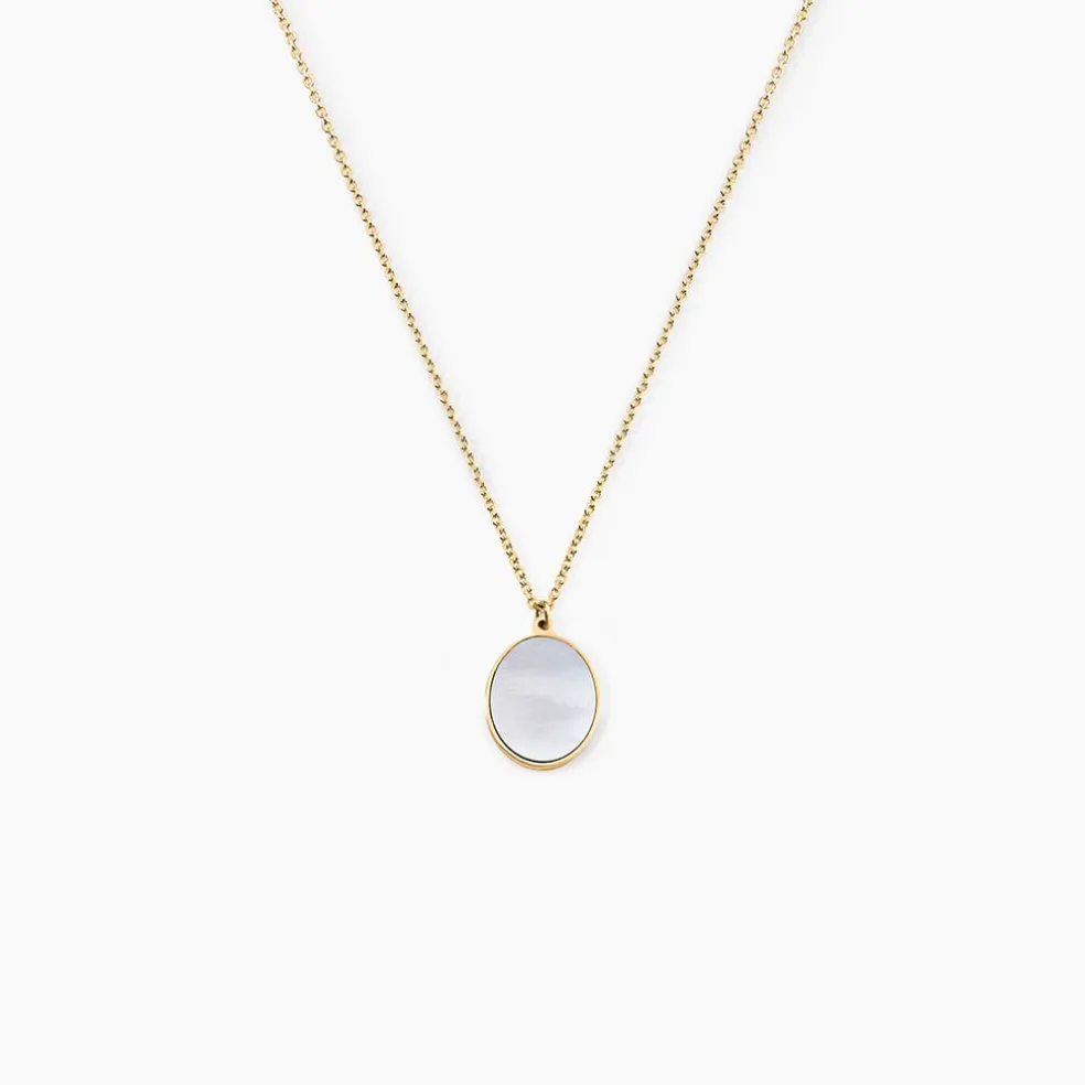 Collier Nerio Or Jaune Nacre