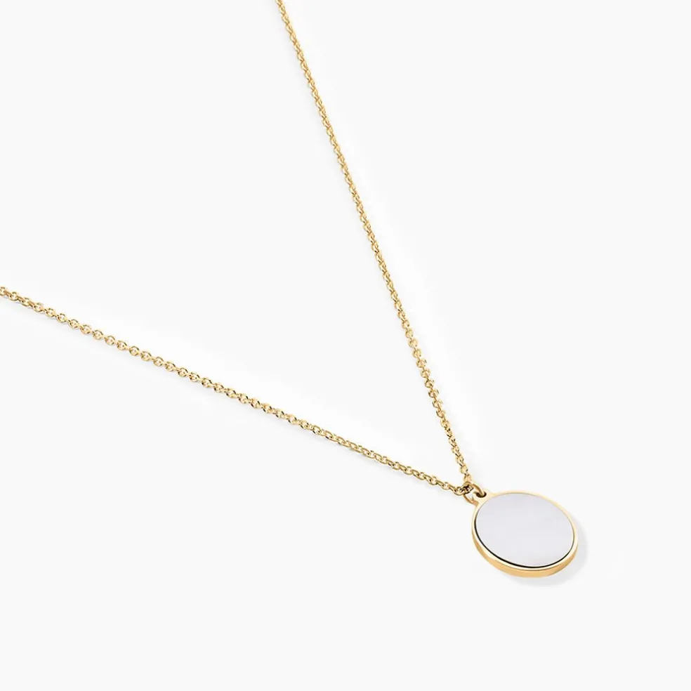 Collier Nerio Or Jaune Nacre