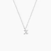 Collier Neruda Argent Blanc Oxyde De Zirconium