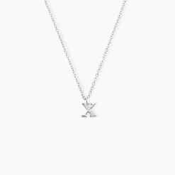 Collier Neruda Argent Blanc Oxyde De Zirconium