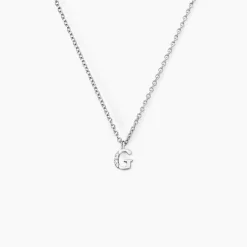 Collier Neruda Argent Blanc Oxyde De Zirconium