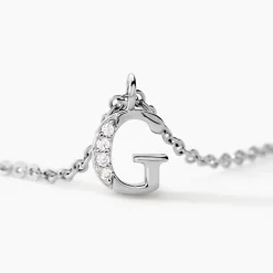 Collier Neruda Argent Blanc Oxyde De Zirconium