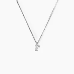 Collier Neruda Argent Blanc Oxyde De Zirconium