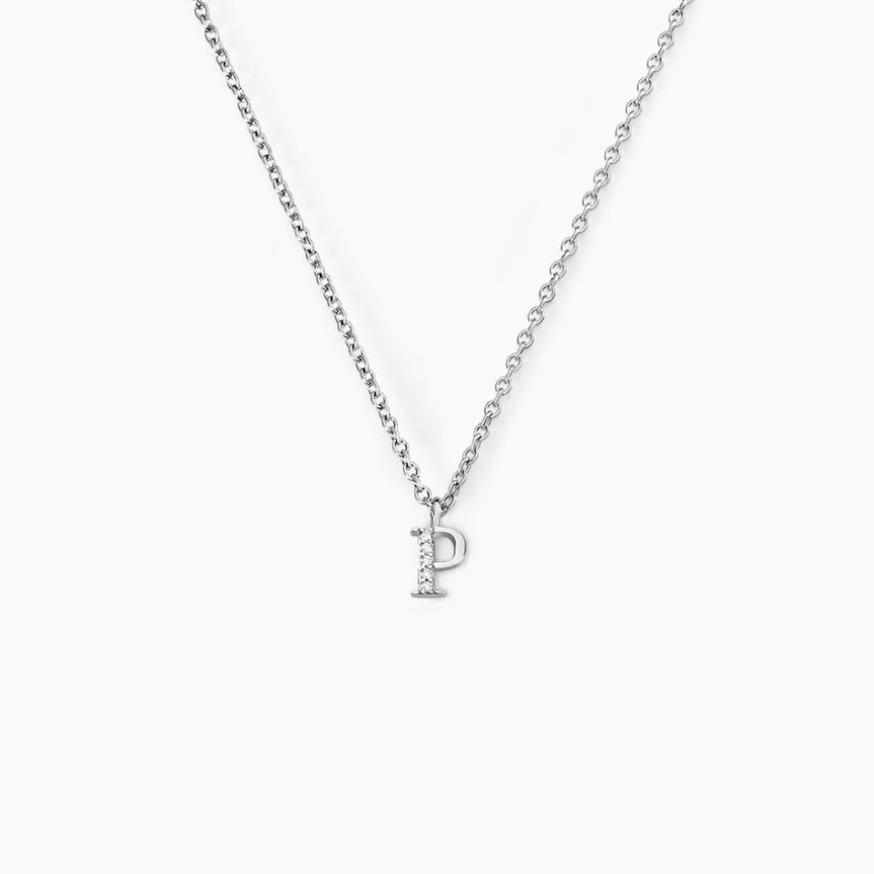 Collier Neruda Argent Blanc Oxyde De Zirconium