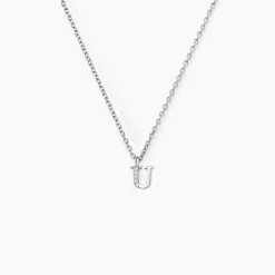 Collier Neruda Argent Blanc Oxyde De Zirconium