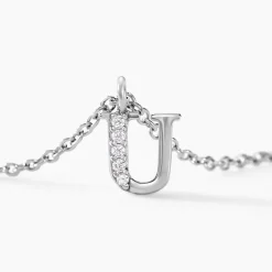 Collier Neruda Argent Blanc Oxyde De Zirconium