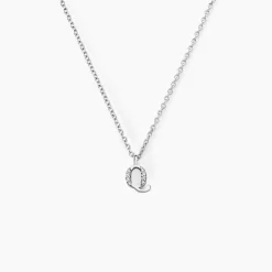 Collier Neruda Argent Blanc Oxyde De Zirconium