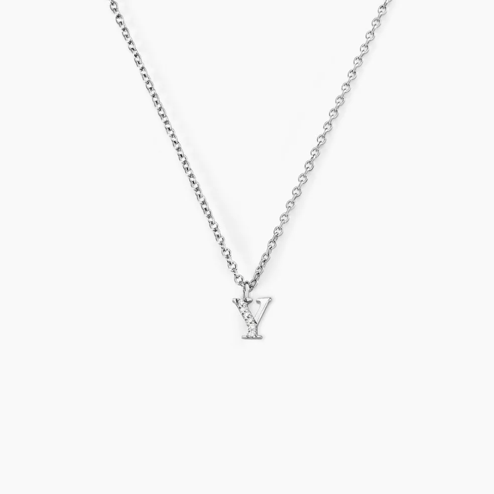 Collier Neruda Argent Blanc Oxyde De Zirconium