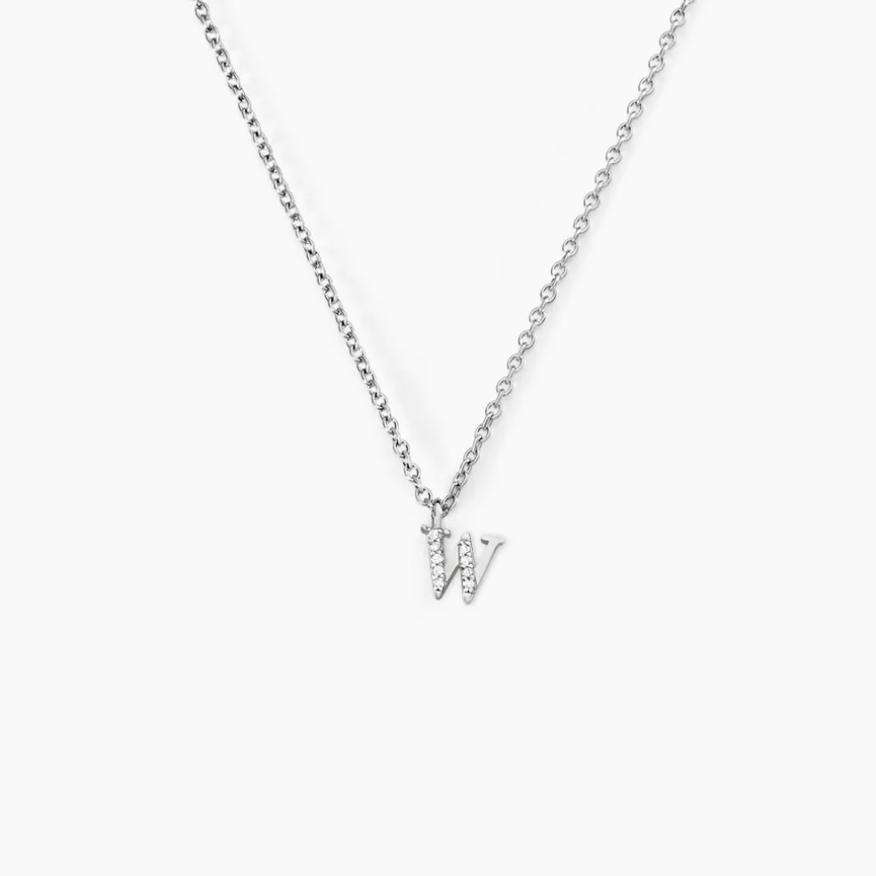 Collier Neruda Argent Blanc Oxyde De Zirconium