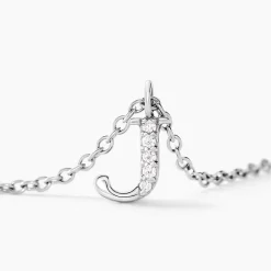 Collier Neruda Argent Blanc Oxyde De Zirconium