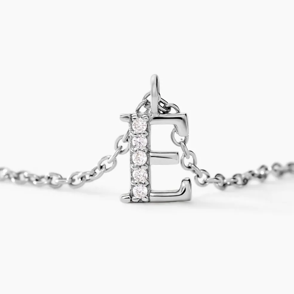 Collier Neruda Argent Blanc Oxyde De Zirconium