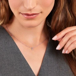 Collier Neruda Argent Blanc Oxyde De Zirconium