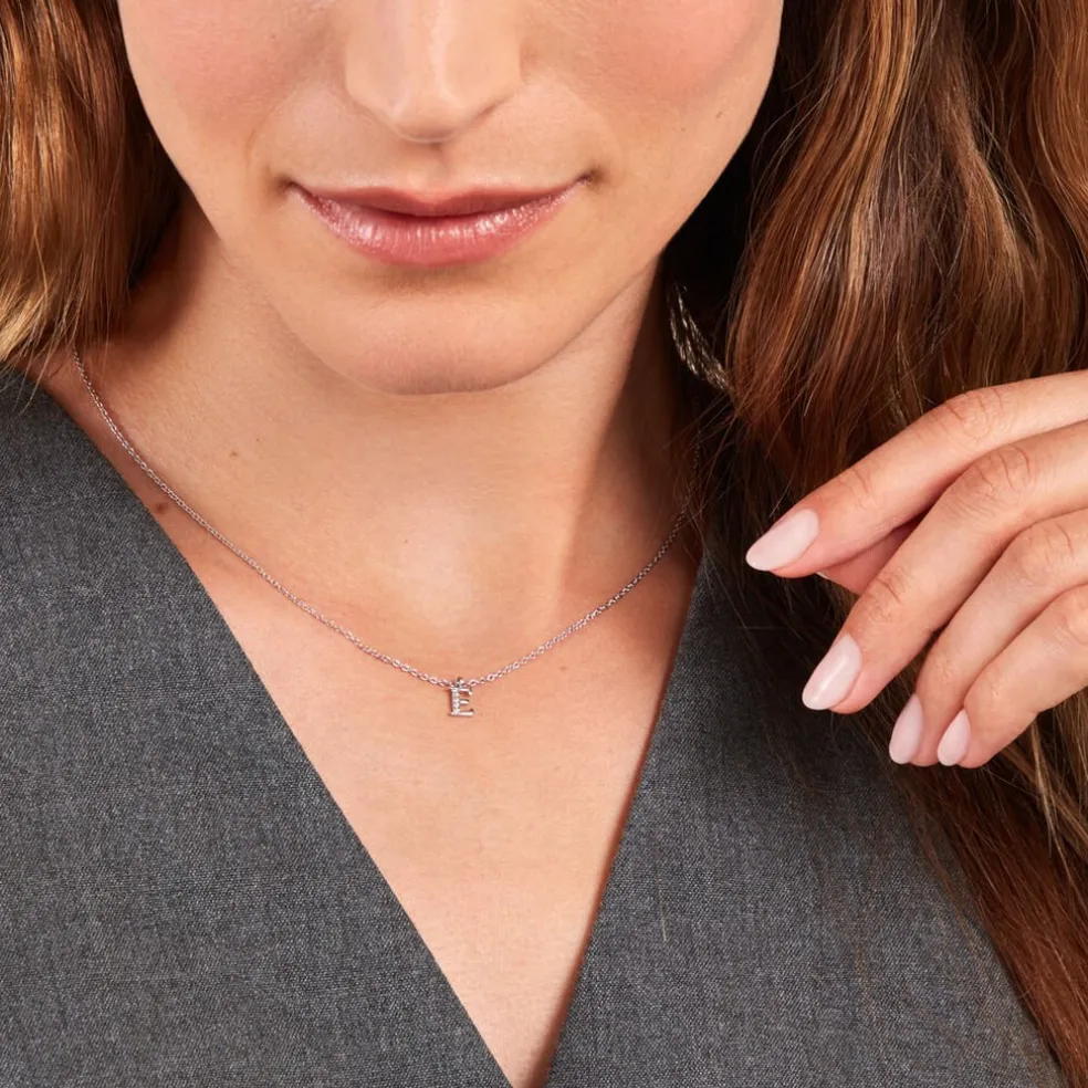 Collier Neruda Argent Blanc Oxyde De Zirconium