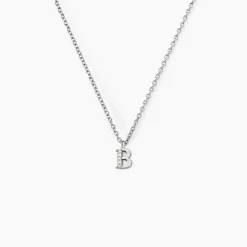 Collier Neruda Argent Blanc Oxyde De Zirconium