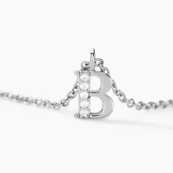 Collier Neruda Argent Blanc Oxyde De Zirconium