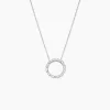 Collier Nevada Argent Blanc Oxyde De Zirconium