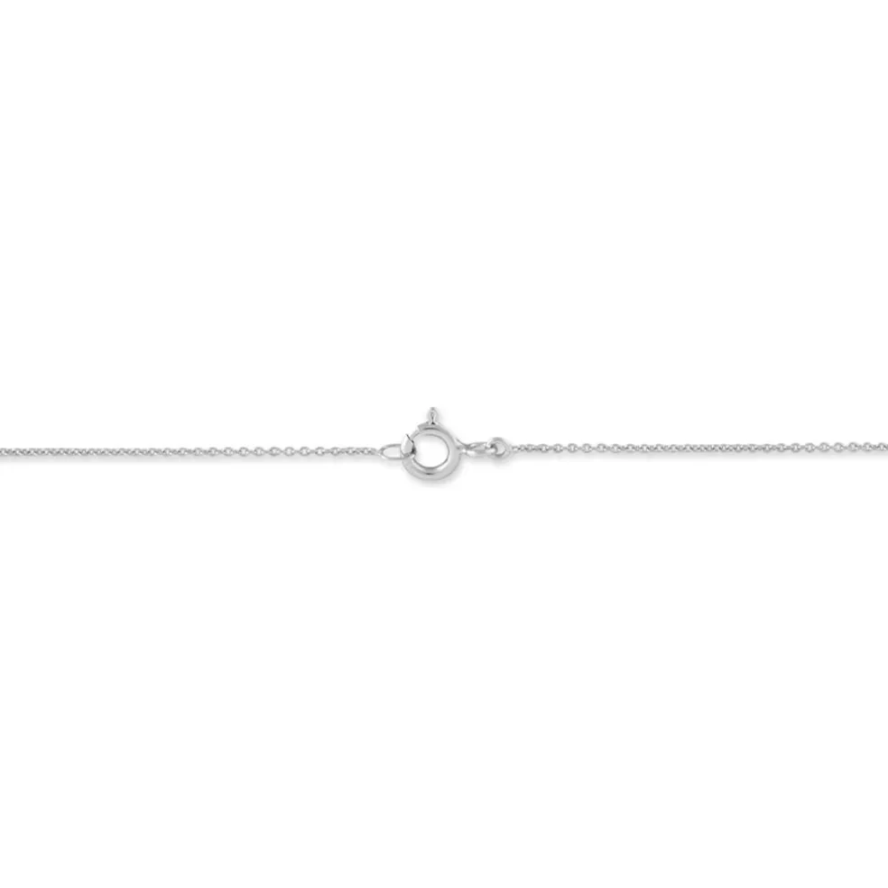Collier Nid D'amour Or Blanc Diamant