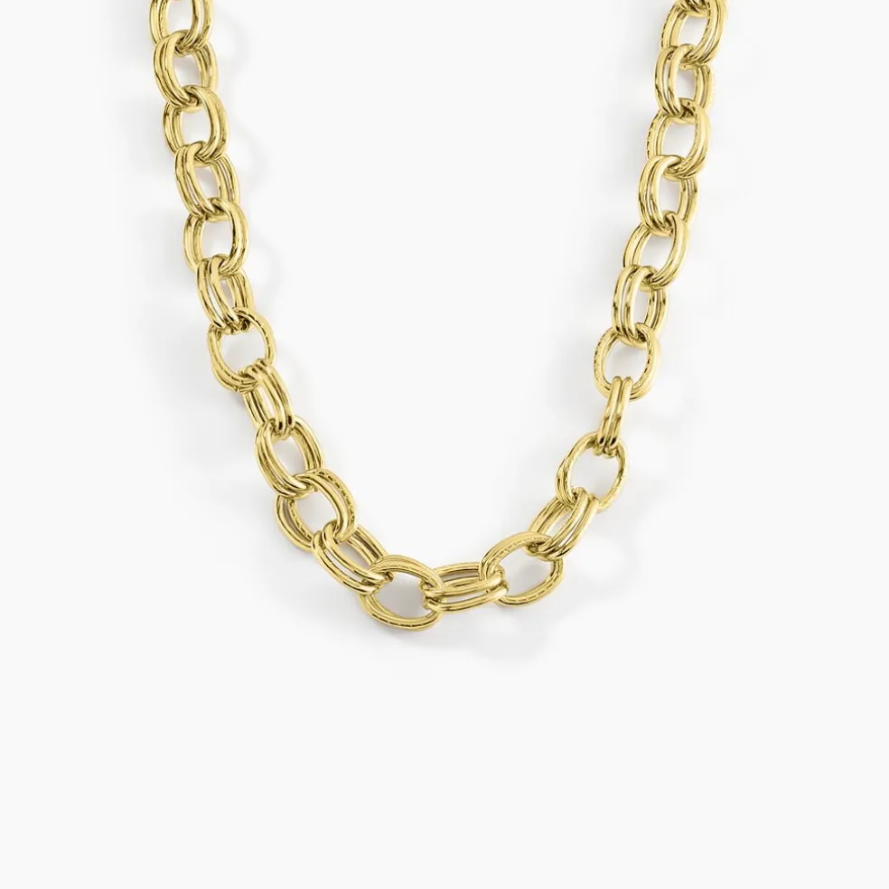 Collier Nimes Acier Jaune