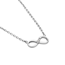 Collier Nohemi Argent Blanc Oxyde De Zirconium