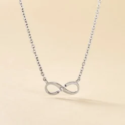 Collier Nohemi Argent Blanc Oxyde De Zirconium