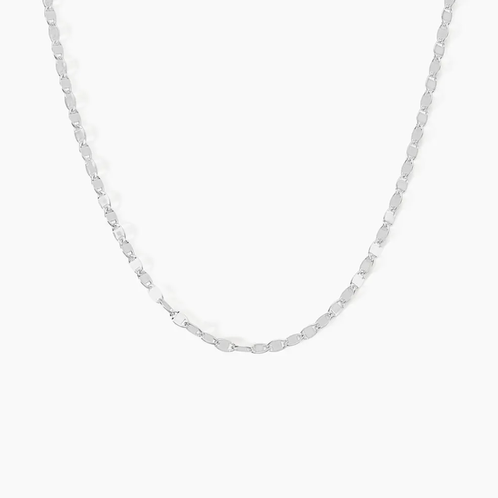 Collier Norene Argent Blanc