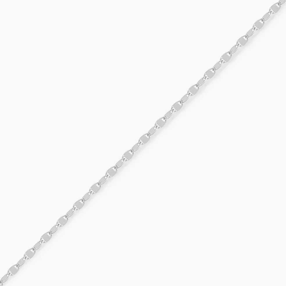 Collier Norene Argent Blanc