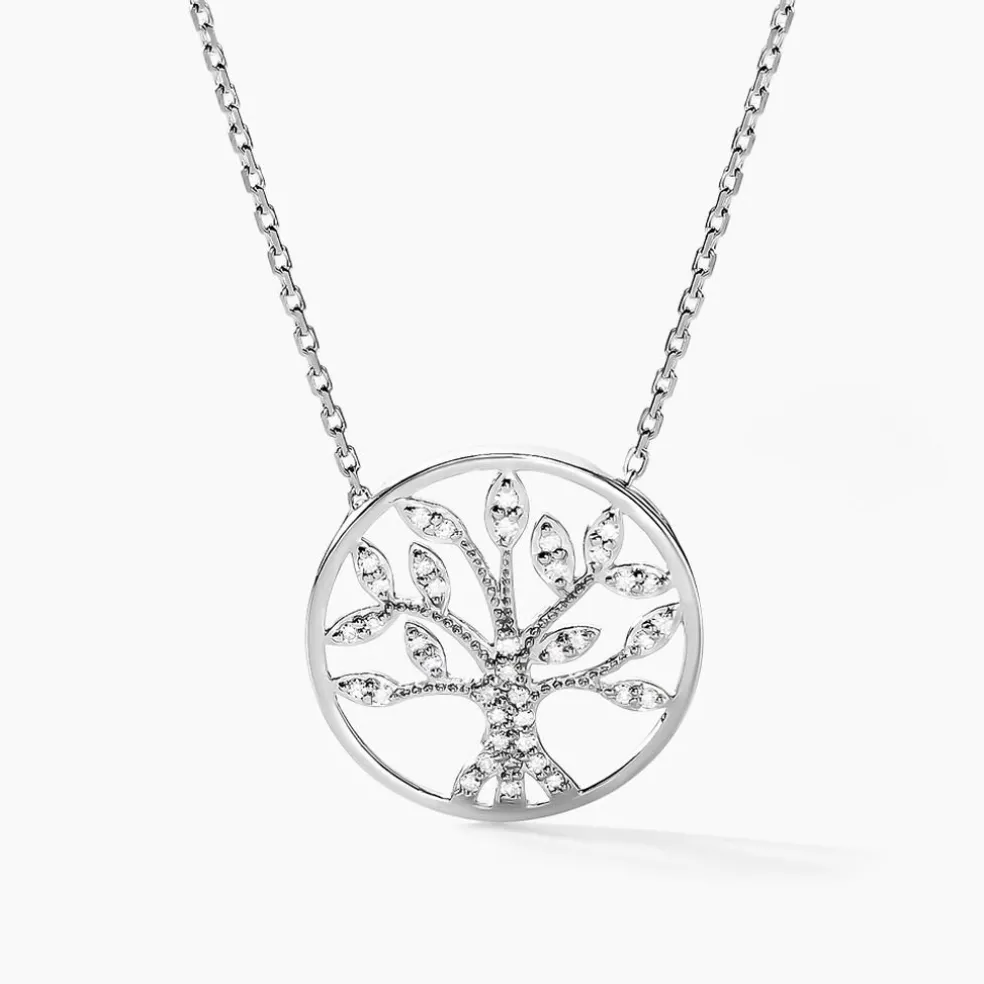 Collier Norina Or Blanc Diamant