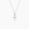 Collier Norine Argent Blanc Oxyde De Zirconium