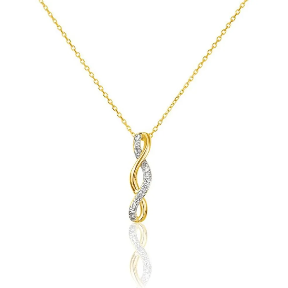Collier Nucia Or Jaune Diamant