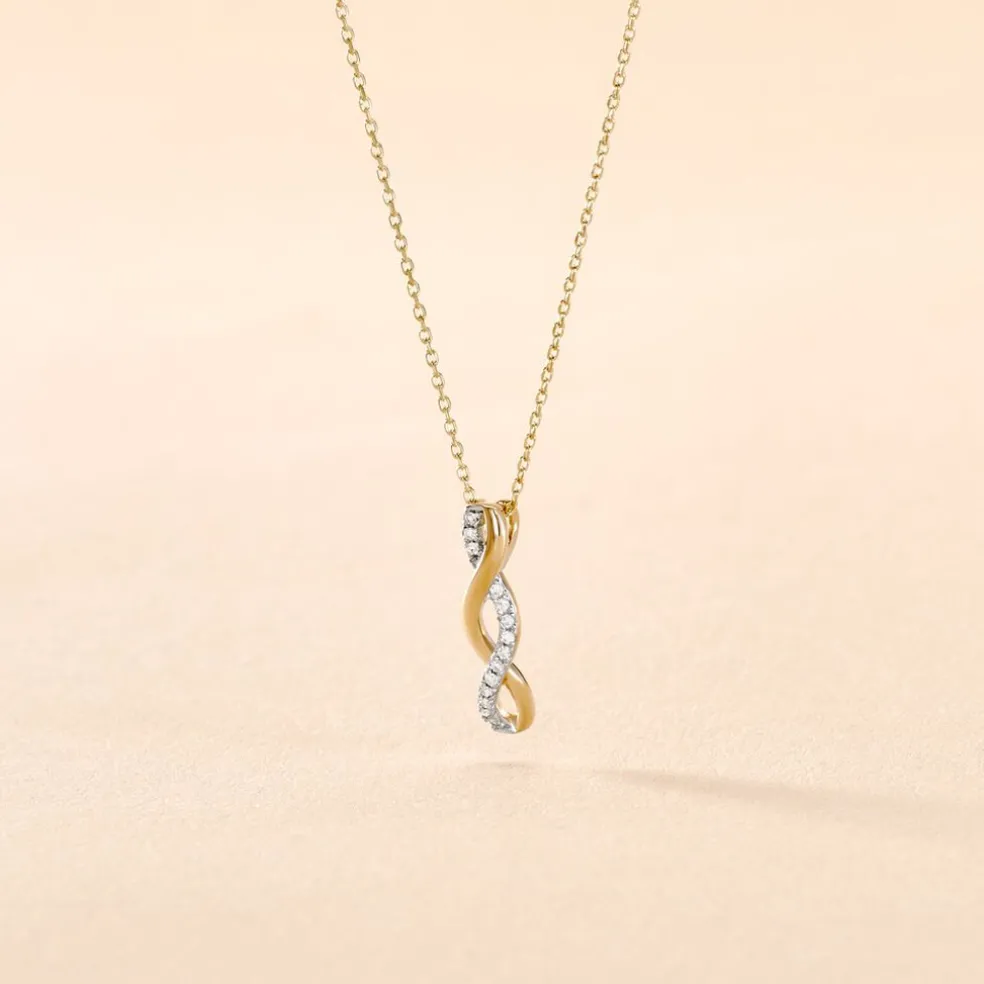 Collier Nucia Or Jaune Diamant