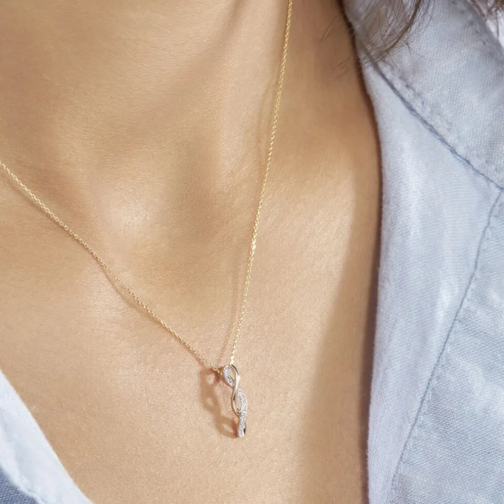 Collier Nucia Or Jaune Diamant