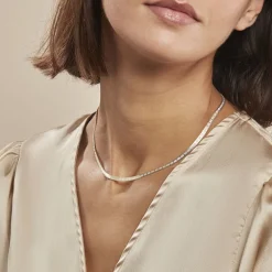 Collier Nuriaae Argent Jaune