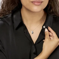 Collier Oia Or Blanc Diamant