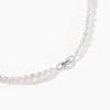 Collier Onassis Argent Blanc Perle De Culture Oxyde De Zirconium