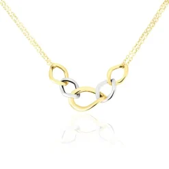 Collier Or Bicolore Acanthus