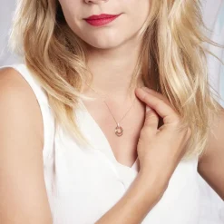 Collier Or Bicolore Blanc Et Jaune Eloisia Diamants