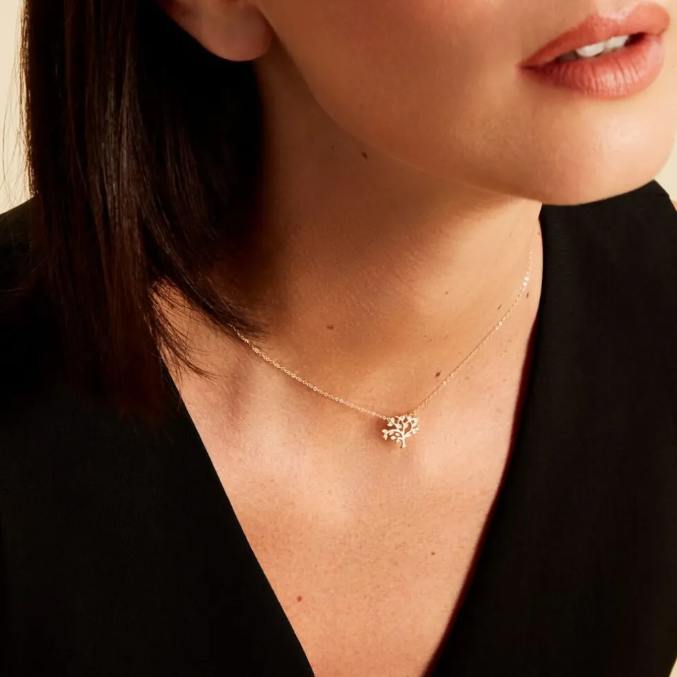 Collier Or Bicolore Fragaria