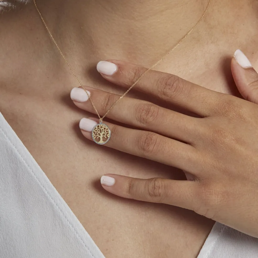 Collier Or Bicolore Solidage