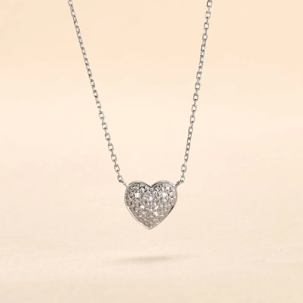 Collier Or Blanc Abe Diamants