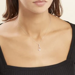 Collier Or Blanc Abilene Diamants