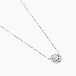 Collier Or Blanc Cadence Diamants