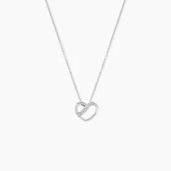 Collier Or Blanc Juliane Diamants