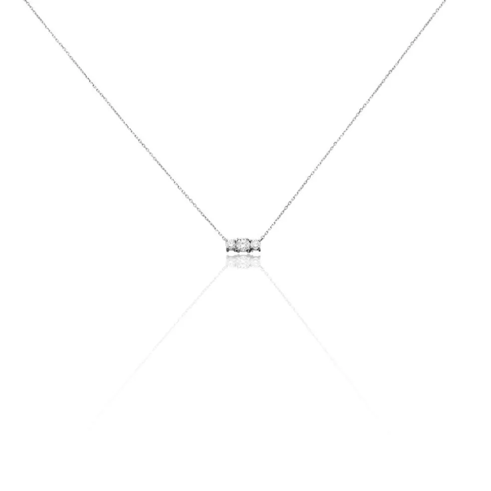 Collier Or Blanc Sabine Diamants